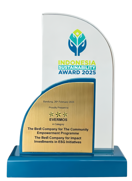 Evermos Raih Penghargaan "Perusahaan Terbaik untuk Program dan Inisiatif Pemberdayaan Komunitas" di Indonesia Sustainability Award 2025