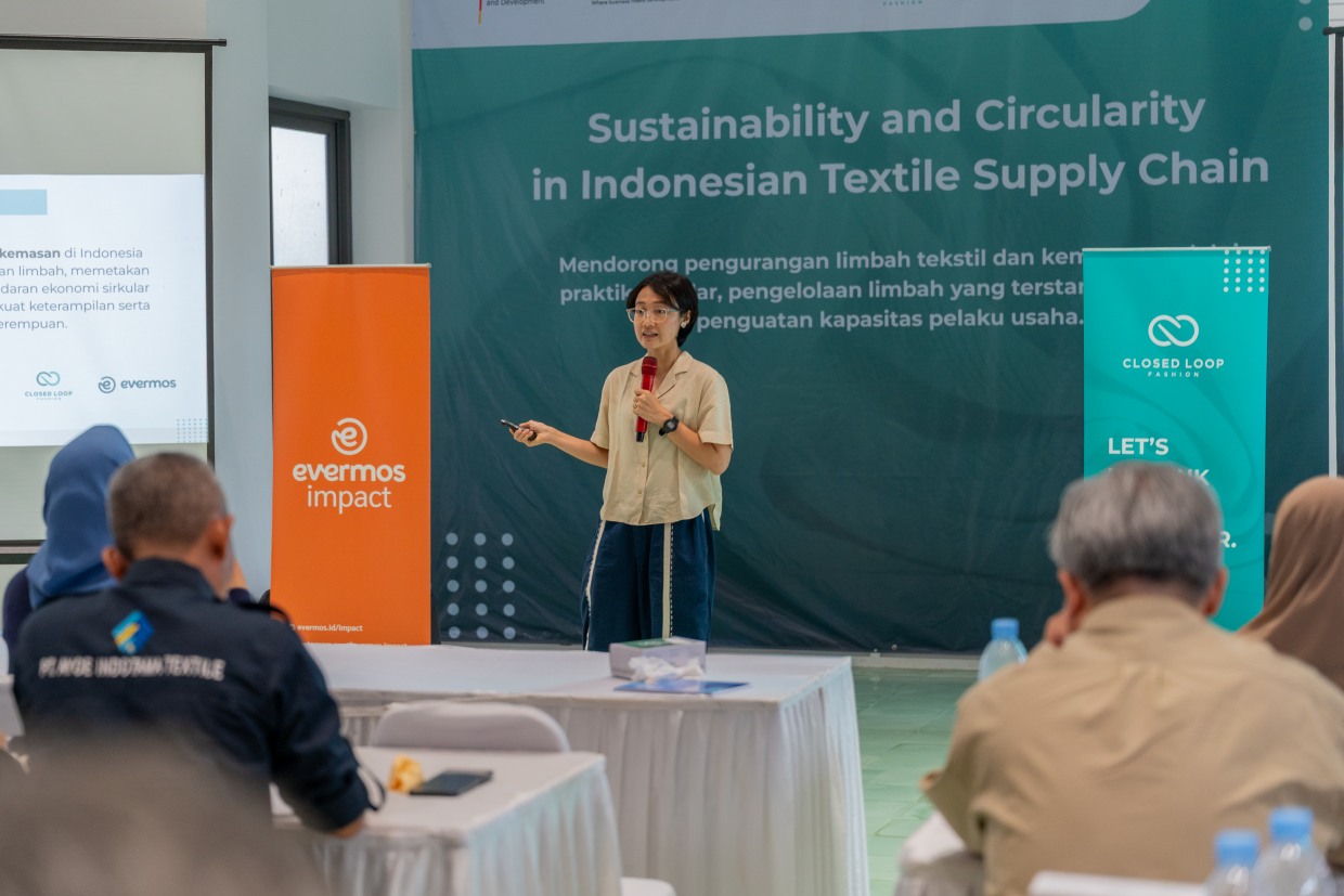 Dari Limbah Menjadi Peluang: Evermos dan Closed Loop Fashion Perkuat Kapasitas Pelaku Industri Tekstil melalui Pelatihan Sustainability & Circularity 1 Dari Limbah Menjadi Peluang: Evermos dan Closed Loop Fashion Perkuat Kapasitas Pelaku Industri Tekstil melalui Pelatihan Sustainability & Circularity