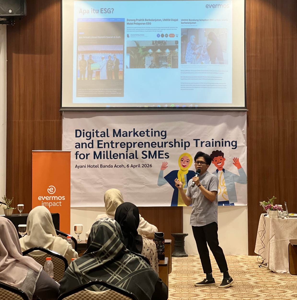 Berdaya di Era Digital: Evermos dan ILO Dorong Penguasaan Meta Ads dan Prinsip ESG bagi UMKM Banda Aceh 2 Berdaya di Era Digital: Evermos dan ILO Dorong Penguasaan Meta Ads dan Prinsip ESG bagi UMKM Banda Aceh